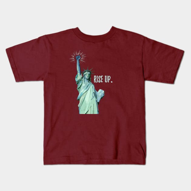 Rise Up. Kids T-Shirt by FanitsaArt